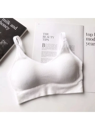 Фото Без Бренда Жіночий топ (рубчик) 1182 Білий (7315) – Топи, майки, колір <color>, ціна 84.97<currency>