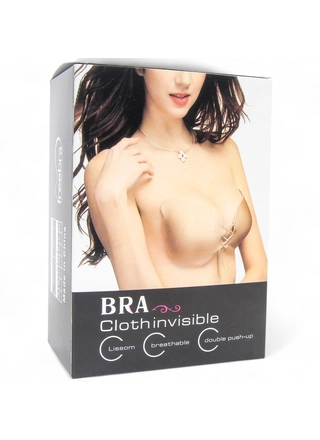 Фото BBQN Бюстгальтер-невидимка (Invisible Bra) на шнурівці 848 Бежевий (5705) – Невидимки, колір <color>, ціна 112.13<currency>