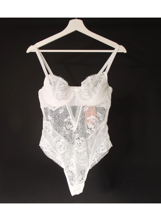 Фото TEYI Боди кружево Guimeiqi 21049 3,4 Білий (15347) – Чашка C, колір <color>, ціна 421.90<currency>