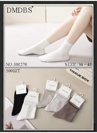 Фото DMDBS Жіночі шкарпетки DMDBS 270 Різні кольори (23482) – Весна-осінь, колір <color>, ціна 26.28<currency>